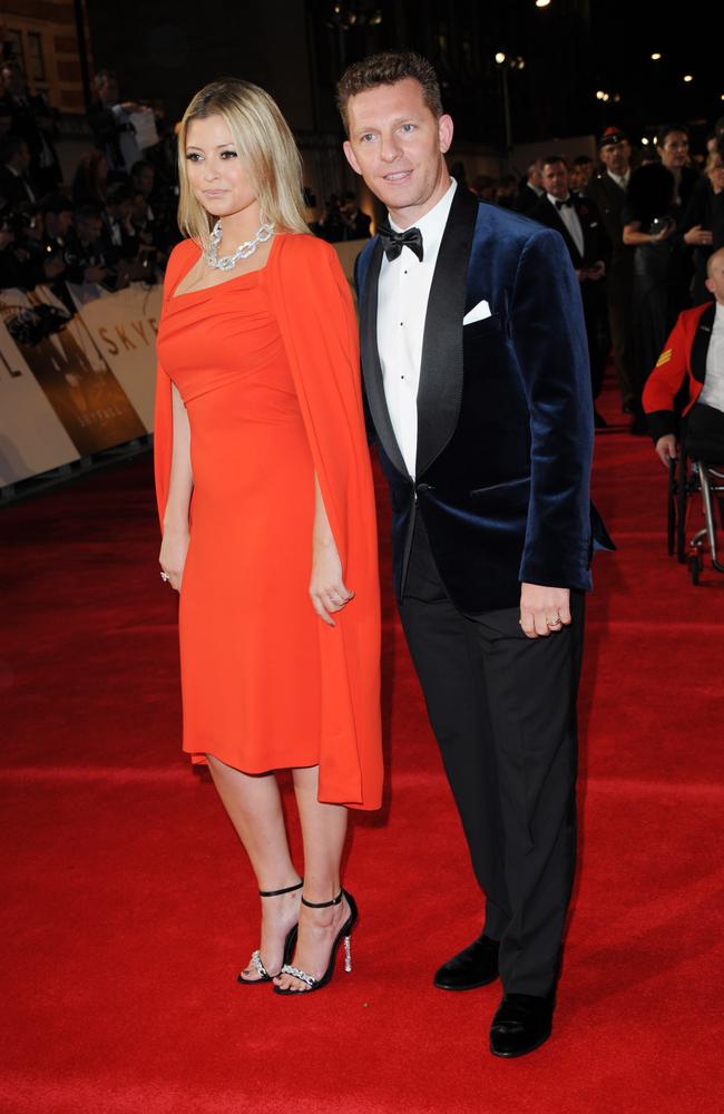 Model-actress Holly Valance with her husband Nick Candy at the world premiere of <i>Skyfall </i>at the Royal Albert Hall in October, 2012. Picture: Stewart Wilson/Invision/AP