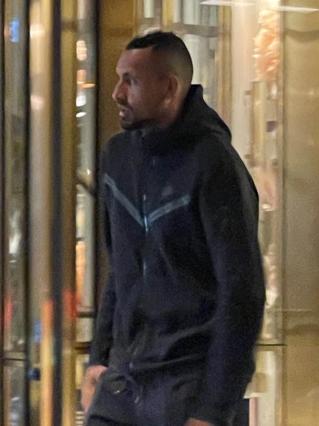 Nick Kyrgios at The Star in Sydney on Tuesday.