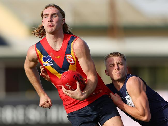 South Australia’s Dyson Sharp is another early No. 1 pick contender. Picture: Sarah Reed/AFL Photos