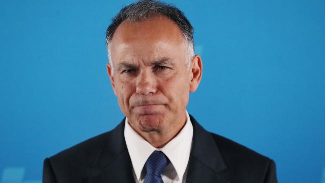 Victorian Liberal Party leader John Pesutto holds a press conference at Parliament house regarding the outcome of the defamation case from MP Moira Deeming. Thursday, December 12. 2024. Picture: David Crosling