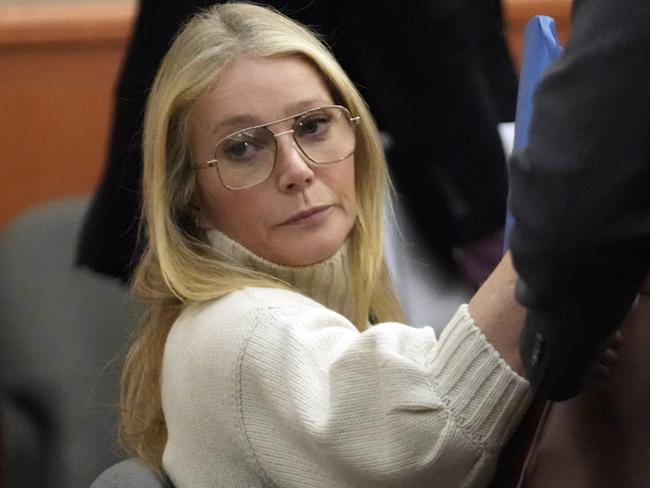 Gwyneth Paltrow in court in Utah. Picture: Rick Bowmer-Pool/Getty Images