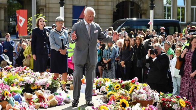 King Charles also visited Southport, in August. Picture: AFP