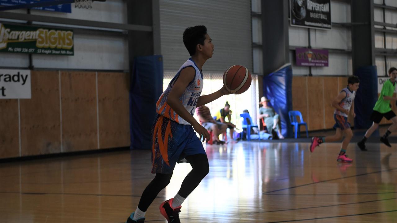 U18 Boys 2 Hervey Bay Hurricanes vs Maranoa Heat in the CQJBC at Hegvold Stadium on Sunday.