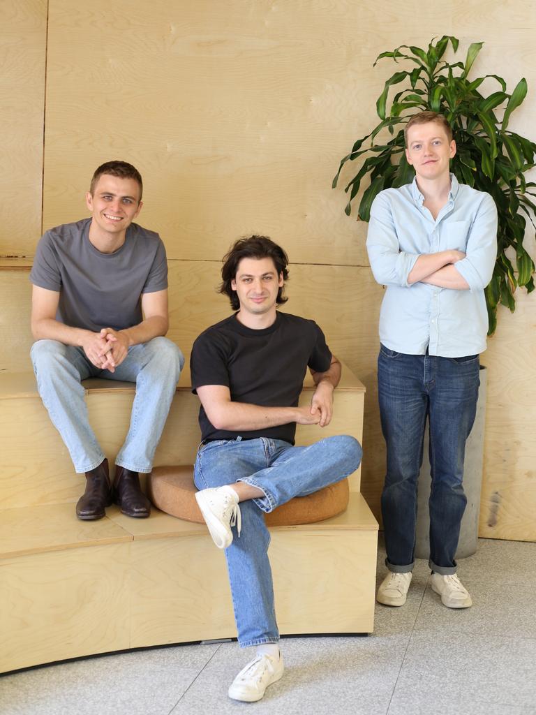 Iceberg founders (from left) Sam Smith, Larry Cohen and Felix Thomsen say they are helping tech companies develop blueprints for fault tolerant quantum computers.