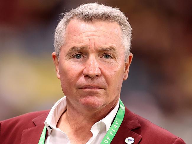 TOWNSVILLE, AUSTRALIA - JUNE 09:  Maroons coach Paul Green looks on before game one of the 2021 State of Origin series between the New South Wales Blues and the Queensland Maroons at Queensland Country Bank Stadium on June 09, 2021 in Townsville, Australia. (Photo by Mark Kolbe/Getty Images)
