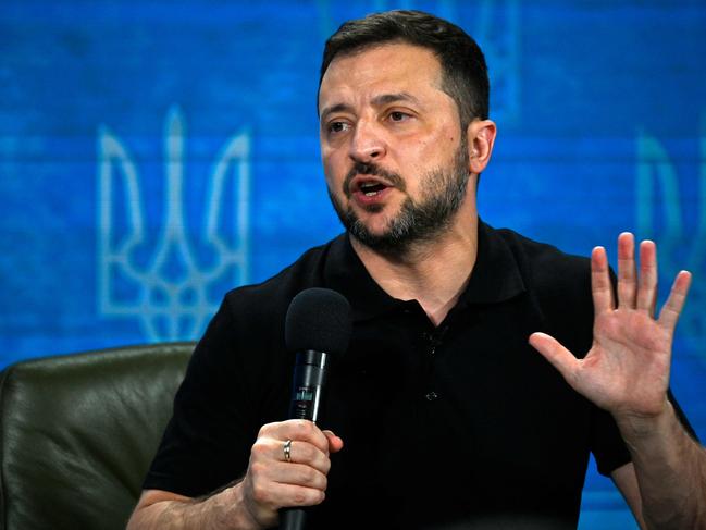 Ukraine's President Volodymyr Zelenskyy said the situation was “extremely difficult”. Picture: AFP