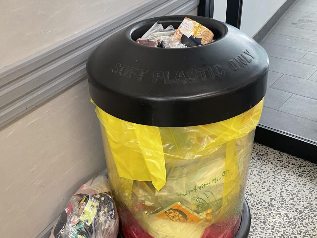 It was revealed that the REDcycle program was secretly stockpiling plastics in warehouses across the country in November. . Picture: NCA NewsWire / David Swift