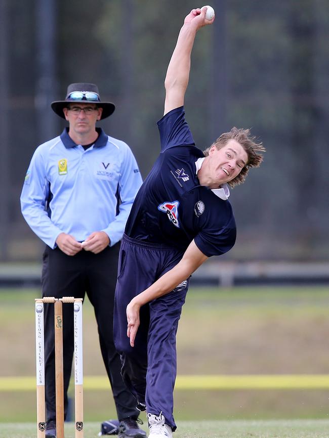 Josh Garner in action for Geelong. Picture: Mike Dugdale