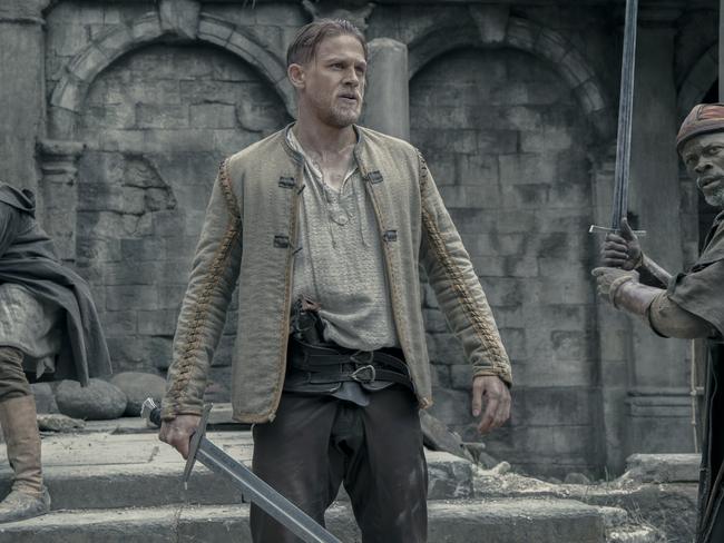 It’s hard for Charlie Hunnam not to look sexy with a sword. Picture: Warner Bros Pictures