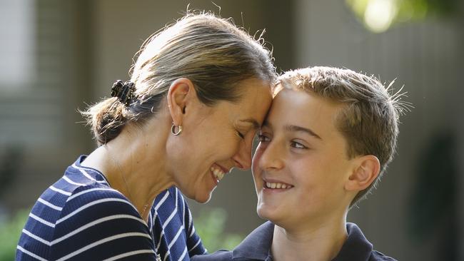 VIvian Rosati with her son Jack Burai. Picture: Tim Pascoe