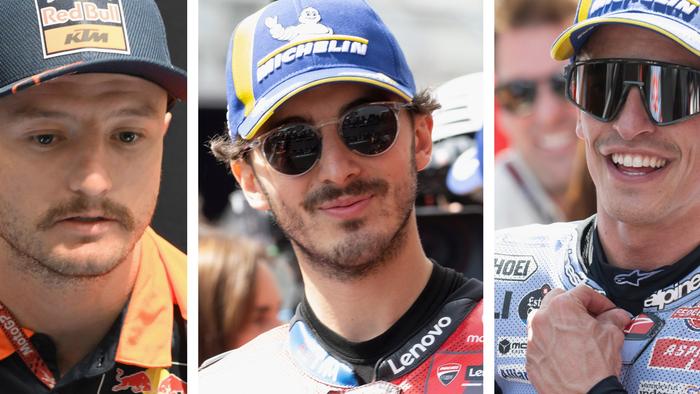 Jack Miller, Francesco Bagnaia, Marc Marquez