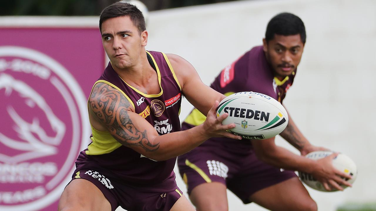 Kodi Nikorima and Anthony Milford have been receiving guidance from Matty Johns.