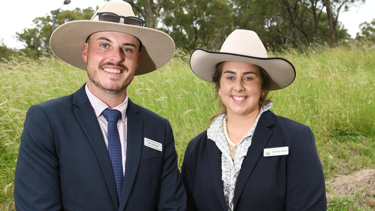 Rural Ambassador for 2022, Belinda Weber, 23, of Pittsworth, and the runner up Ben Westhead, of Crows Nest. Heritage Bank Toowoomba Royal Show. Saturday March 26, 2022