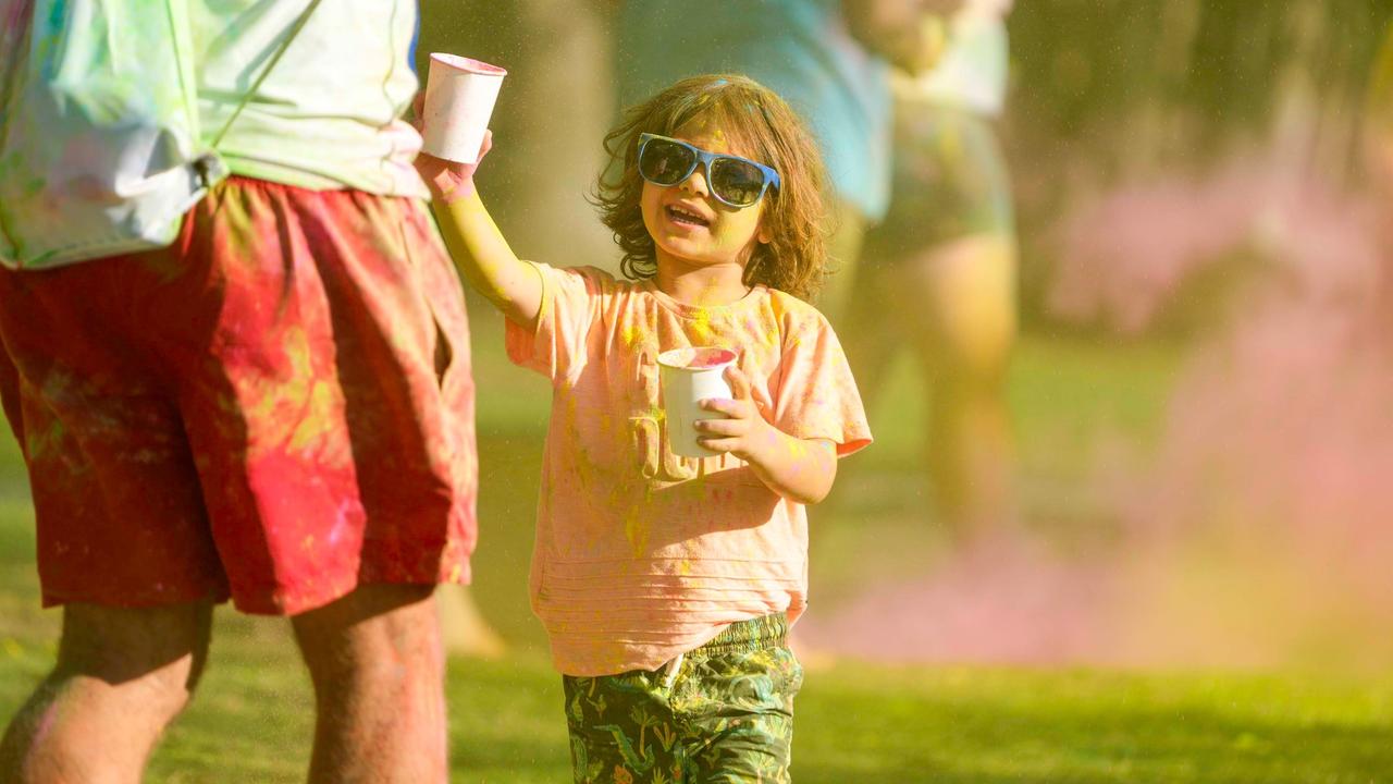 Photos from Cherryandjun Photography of the 2023 Gladstone Colour Me Capricorn fun run for the RACQ CapRescue.
