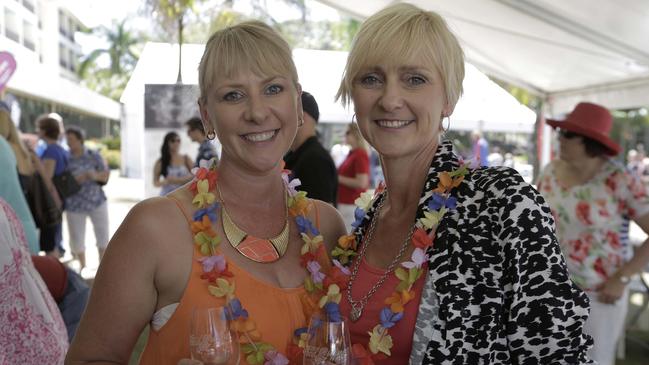 Sisters Jody Stark and Kelly Schmidt enjoying a day out at the Capricorn Food & Wine Festival