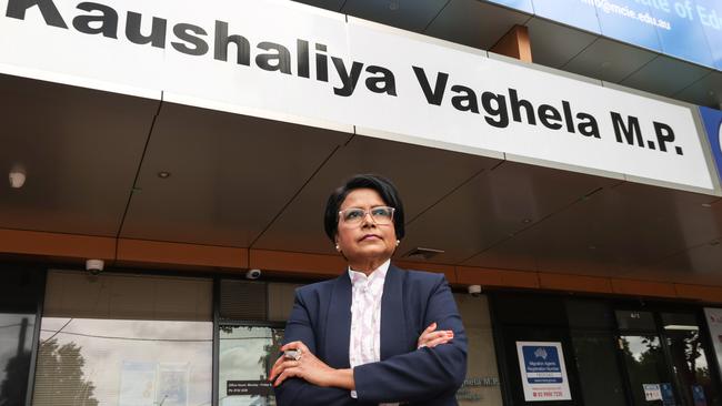 Labor MP Kaushaliya Vaghela is accusing the Labor government and Dan Andrews of bullying. Picture: David Caird