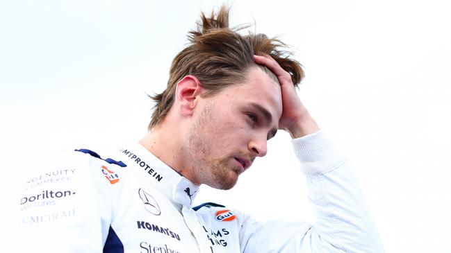 ZANDVOORT, NETHERLANDS - AUGUST 25: Logan Sargeant of United States and Williams prepares to drive prior to the F1 Grand Prix of Netherlands at Circuit Zandvoort on August 25, 2024 in Zandvoort, Netherlands. (Photo by Clive Rose/Getty Images)