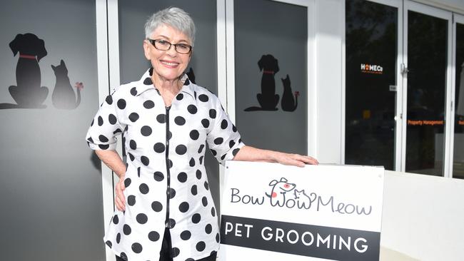 Bow Wow Meow Pet Grooming owner Janice Joyce is thrilled with her new location. Picture: Marcel Baum