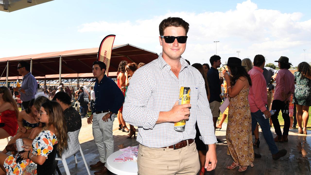 Steve Herseyenjoys the 2020 Great Northern Darwin Cup Carnival. Picture: Katrina Bridgeford.