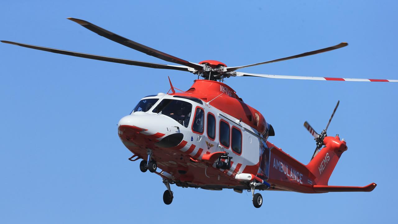 A teenager was flown to a Melbourne hospital on Thursday morning in a critical condition from Anglesea. Picture: Peter Ristevski