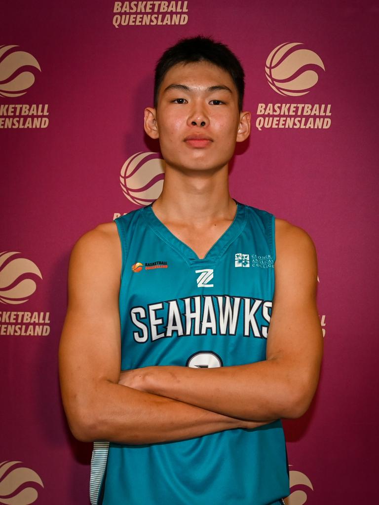 Basketball Queensland South U16 Boys player Mitchell Chen Picture: Basketball Queensland