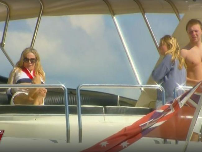 It’s alleged Mark Simonds and his family were not required to travel on the Lady Pamela to Queensland: Picture: A Current Affair - Channel 9