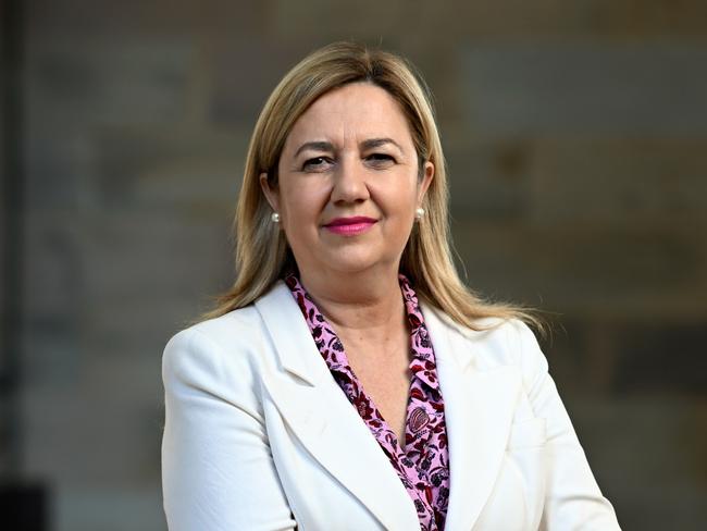 BRISBANE, AUSTRALIA - NewsWire Photos - OCTOBER 25, 2023.Queensland Premier Annastacia Palaszczuk stands for a portrait at Parliament House in Brisbane. The state election will be held this time next year.Picture: Dan Peled / NCA NewWire