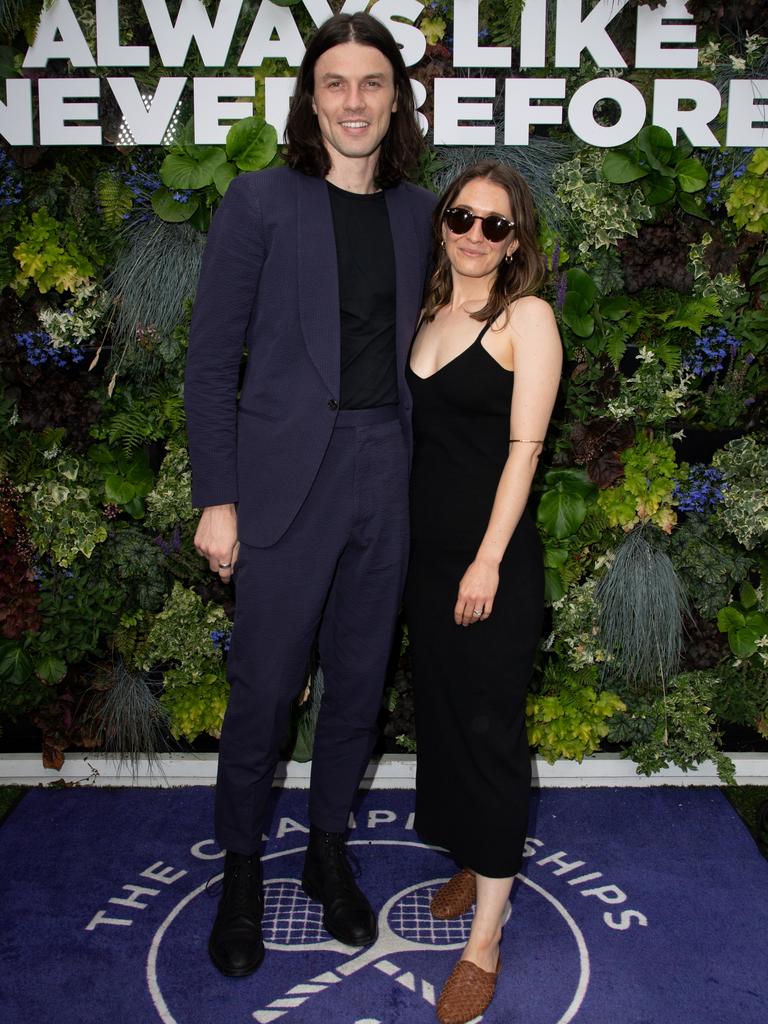 James Bay and Lucy Smith. Picture: Getty Images for AELTC
