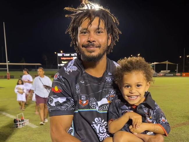 NT Indigenous All Stars Rugby player Eddie Wosomo was one of two men killed in a single vehicle crash on the Arnhem Highway, 90km west of Jabiru, on Thursday, March 28.