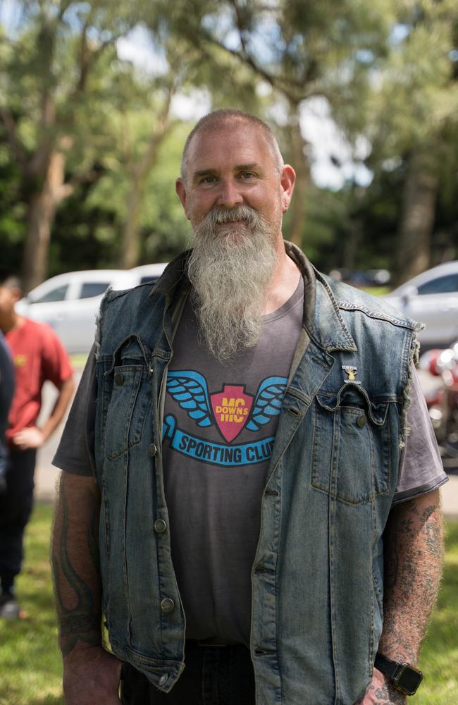 Toy run organiser JJ Rodgers at the Downs Motorcycle Sport Club 2024 toy run. Sunday, December 15, 2024. Picture: Christine Schindler