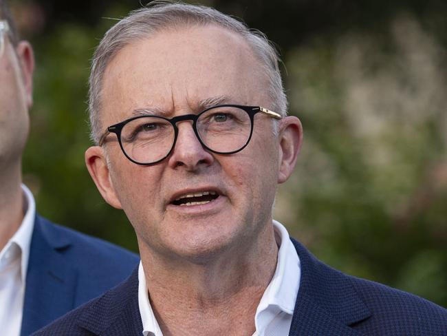 Sydney, Australia,  NewsWire Saturday, 28 May 2022The Prime Minister, Anthony Albanese, photographed in Eastwood today with the Member-elect for Bennelong, Jerome Laxale.Picture:  NewsWire / Monique Harmer