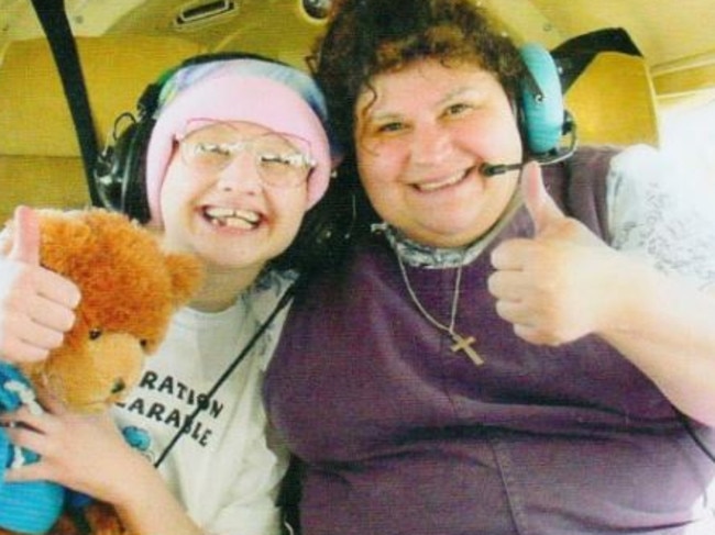 Gypsy and mum Dee Dee, who forced her to fake illness so the pair would receive sympathy and attention, a condition called Munchausen by proxy. Picture: Supplied