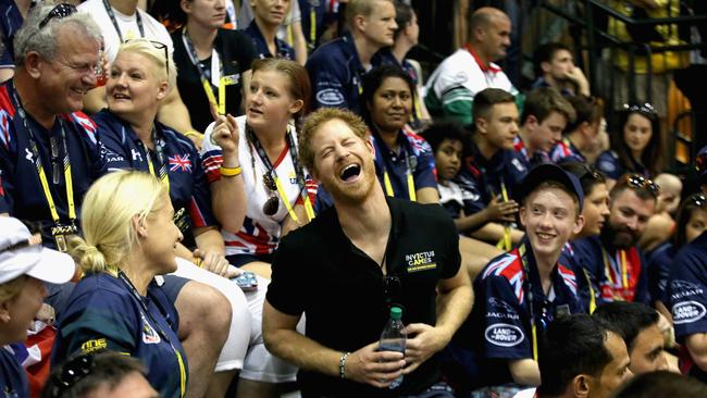Harry at the Invictus Games in 2016, an event he started in 2014 for wounded, injured and sick servicemen and women to help aid their recovery. (Photo by Chris Jackson/Getty Images for Invictus)