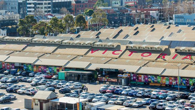 The market sheds will be renovated on site the car park will become a piazza under the latest plans. Picture: Mark Stewart