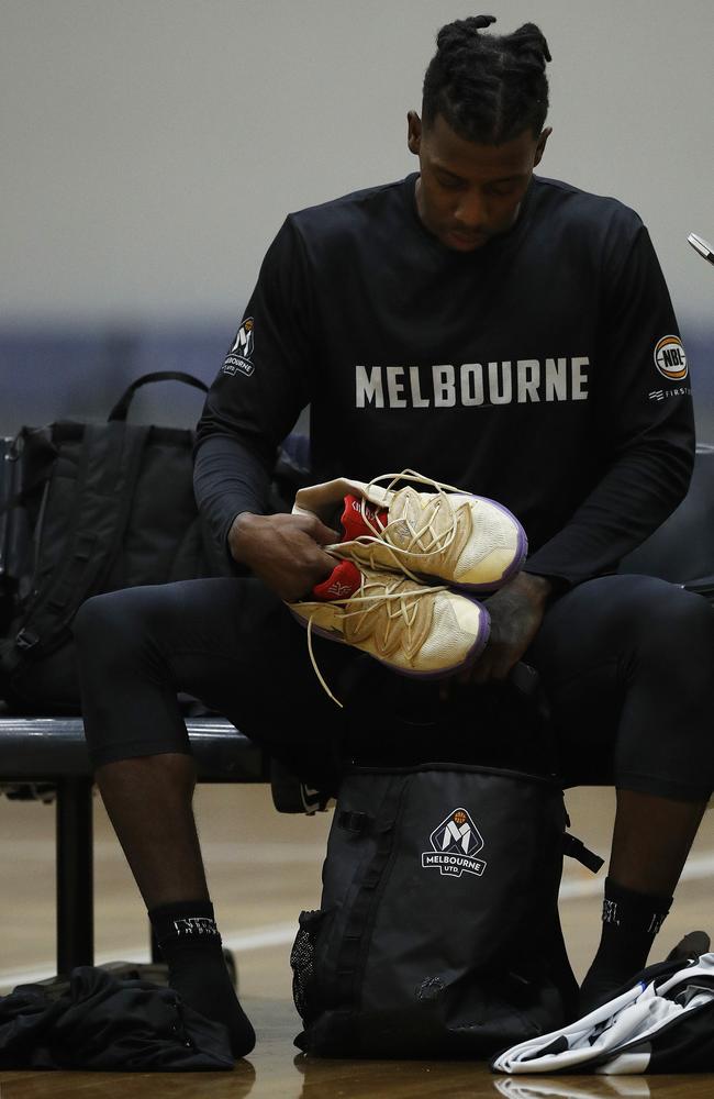 Casey Prather’s return to Melbourne United hasn’t gone to plan. Picture: Getty Images