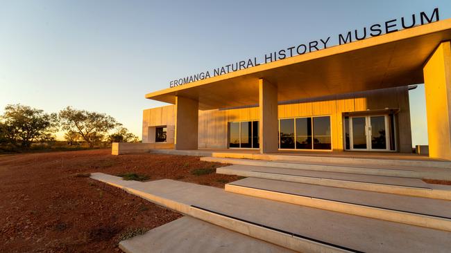 The new Eromanga Natural History Museum. Picture: Steve Young