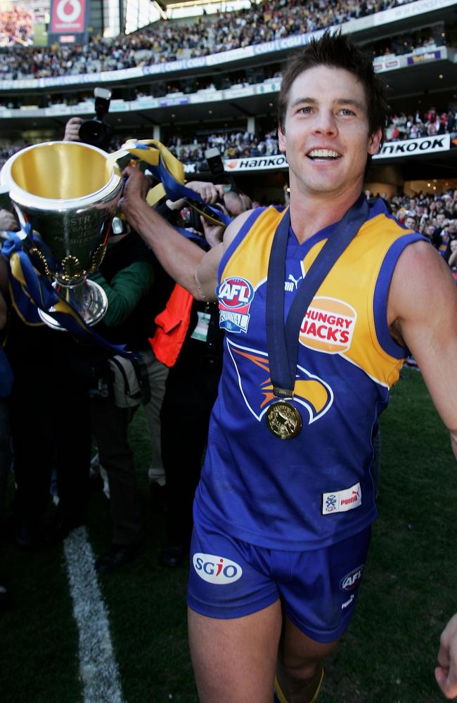 Ben Cousins, pictured after the 2006 AFL Grand Final. Picture: Mark Dadswell/Getty Images