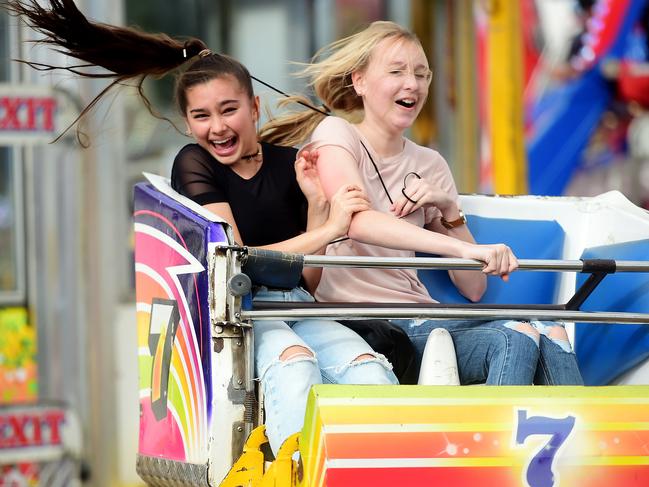 Family-favourite – the Big Whizzer – is back at the Gold Coast show. Picture: Scott Radford-Chisholm