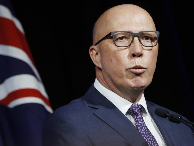 Opposition Leader Peter Dutton. Picture: NCA NewsWire/Dylan Coker