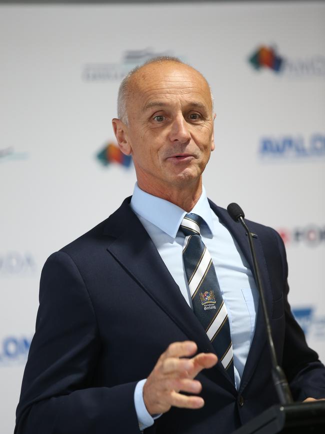 Geelong Mayor Stretch Kontelj said the city faced a $500m infrastructure bill to upgrade aging transport and stormwater infrastructure. Picture: Alan Barber