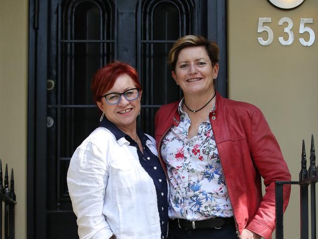 Christine Forster and partner Virginia Flitcroft sold their Surry Hills terrace. Picture: David Swift