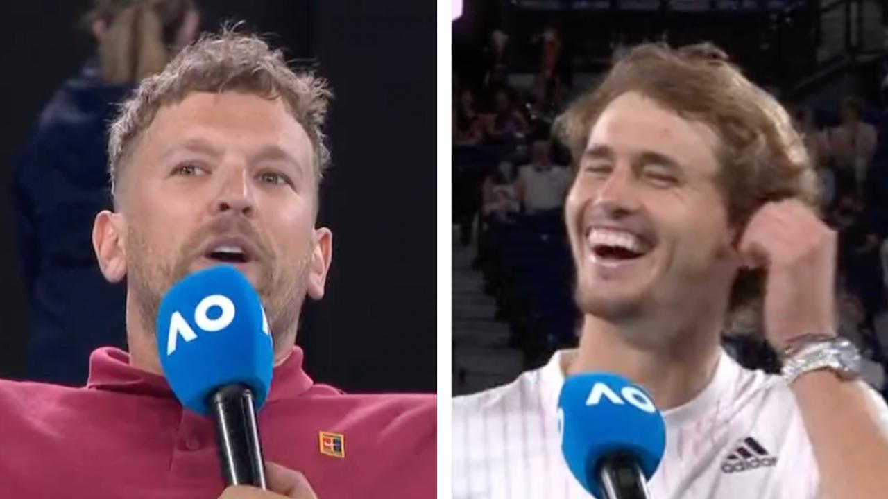 Alexander Zverev was roasted by Dylan Alcott.