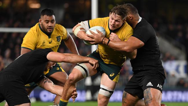 Playing the three-Test Bledisloe Cup series later this year would be a major boost for Rugby Australia. Picture: AAP