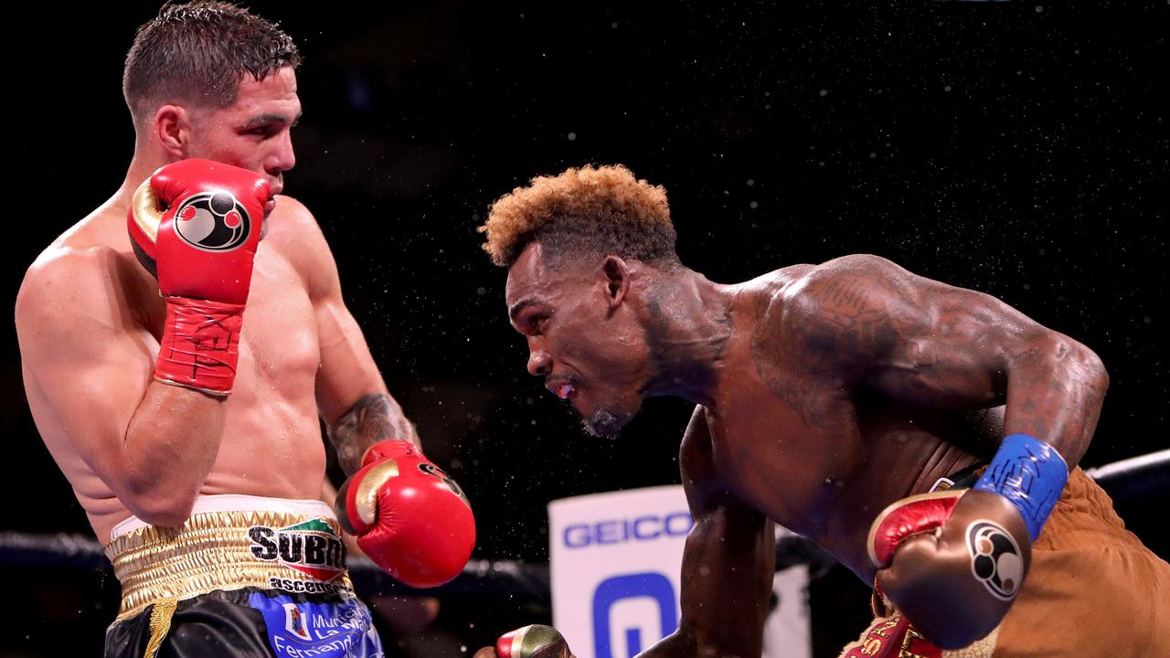 Brain Castano and Jermell Charlo will clash again in LA this weekend. Picture: Edward A. Ornelas/Getty Images/AFP