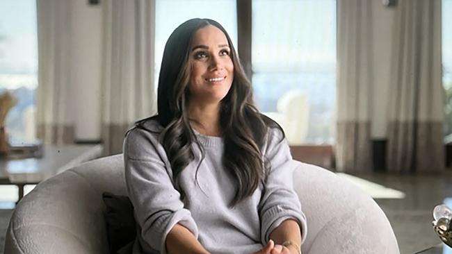 Meghan Markle revealed what it was like meeting Kate Middleton and Queen Elizabeth II for the first time. Picture: Supplied/Netflix