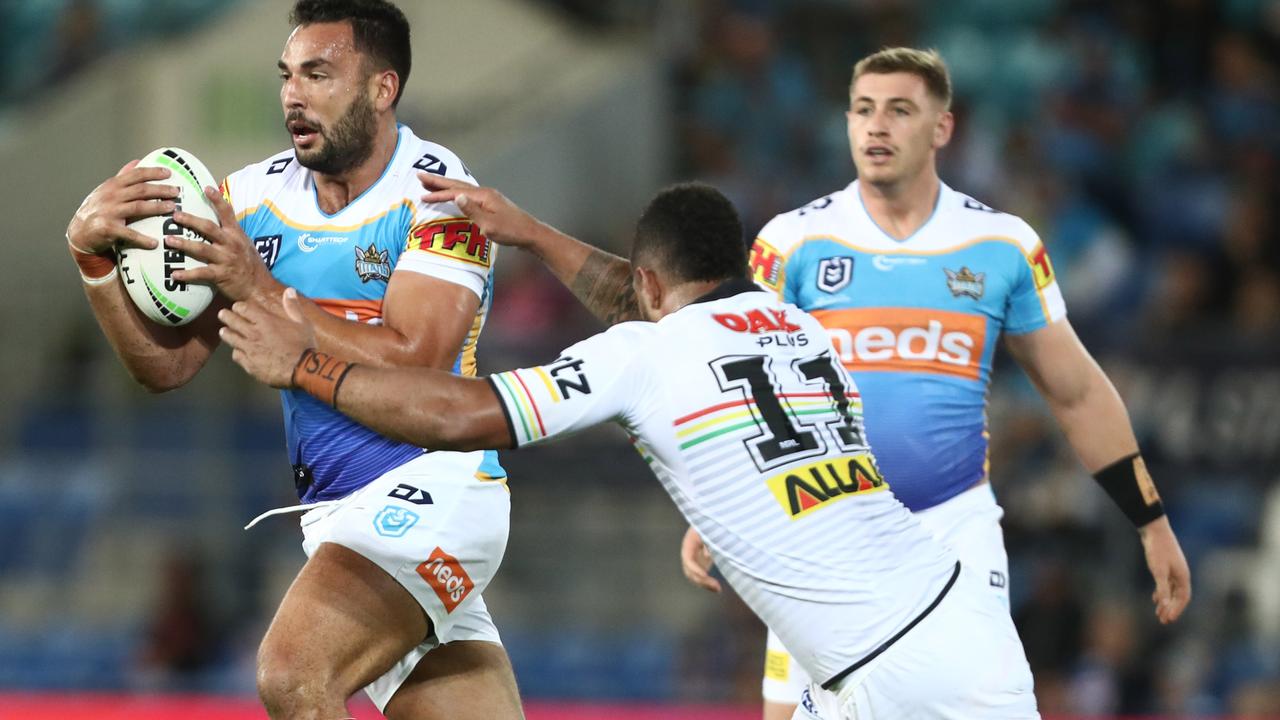 Ryan James makes a charge against Penrith