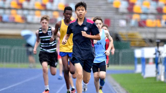 GPS track and field champion action from the junior and senior carnival. Friday October 21, 2022. Picture, John Gass