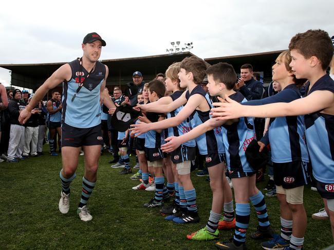 Luke Blackwell of Aberfeldie is announced as the BOG medal winner.