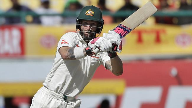 Matthew Wade was unable to keep the scoreboard ticking. Picture: AP