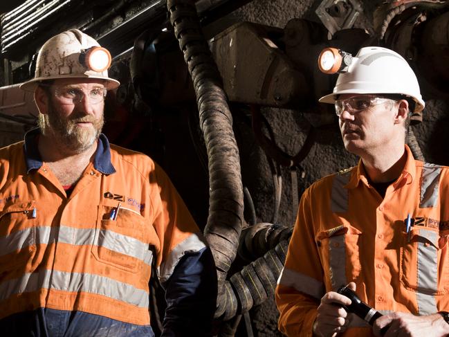 Staff at OZ Minerals' Carrapateena mine in South Australia. Supplied, January 2020.